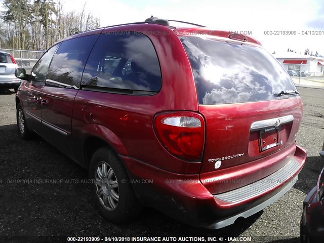 2C4GP54L95R112630 - 2005 CHRYSLER TOWN & COUNTRY TOURING MAROON photo 3