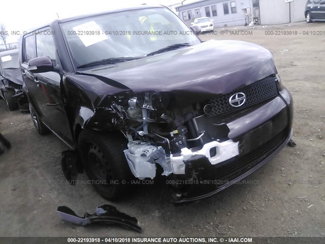 JTLKE50E281022160 - 2008 TOYOTA SCION XB BURGUNDY photo 1