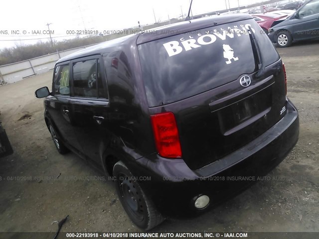 JTLKE50E281022160 - 2008 TOYOTA SCION XB ბურგუნდია ფოტო 3