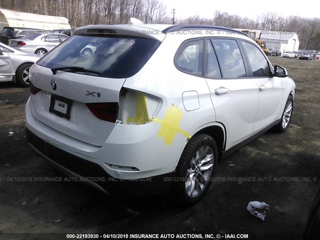 WBAVL1C51FVY29887 - 2015 BMW X1 XDRIVE28I WHITE photo 4