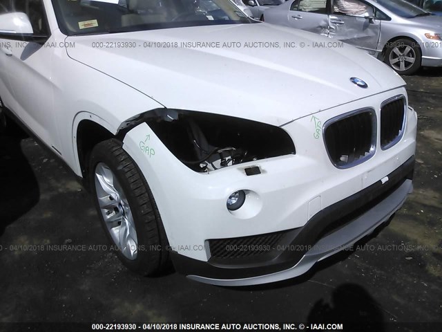 WBAVL1C51FVY29887 - 2015 BMW X1 XDRIVE28I WHITE photo 6