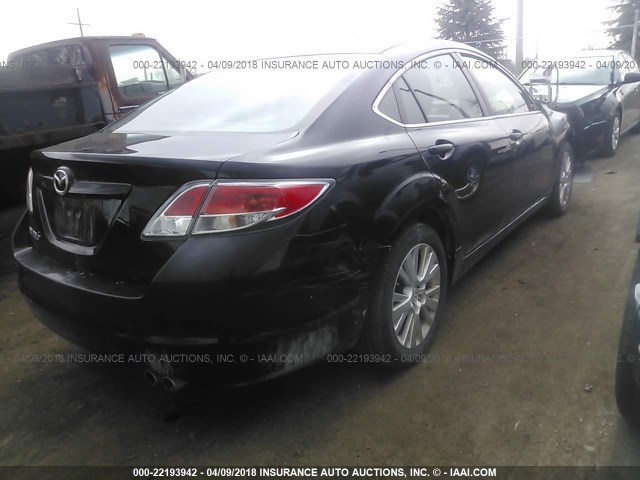 1YVHZ8CH1A5M28165 - 2010 MAZDA 6 I BLACK photo 4