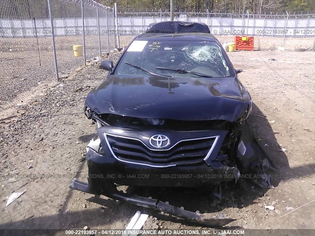 4T1BF3EK2BU208214 - 2011 TOYOTA CAMRY SE/LE/XLE 黑色 照片 6