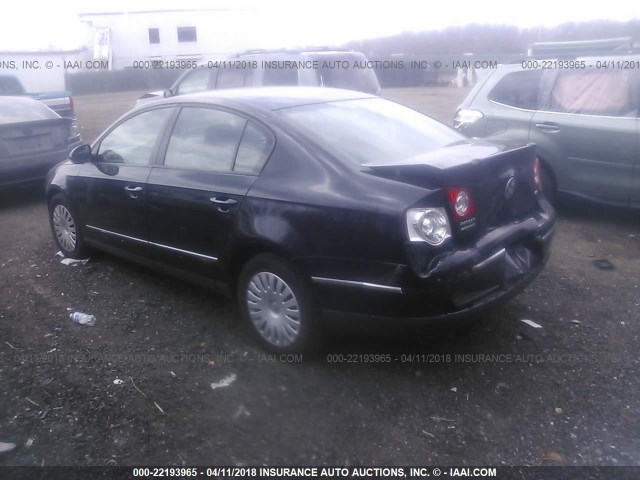 WVWJK73C47P108717 - 2007 VOLKSWAGEN PASSAT BLACK photo 3