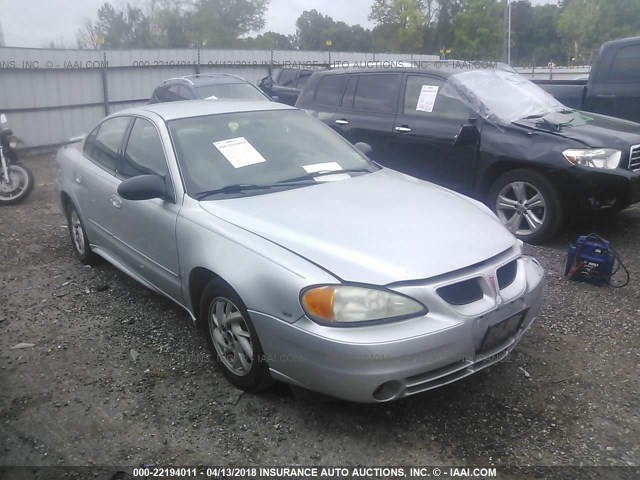 1G2NF52E43M637016 - 2003 PONTIAC GRAND AM SE1 SILVER photo 1