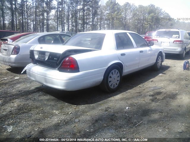 2FABP7BV2BX104280 - 2011 FORD CROWN VICTORIA POLICE INTERCEPTOR WHITE photo 4