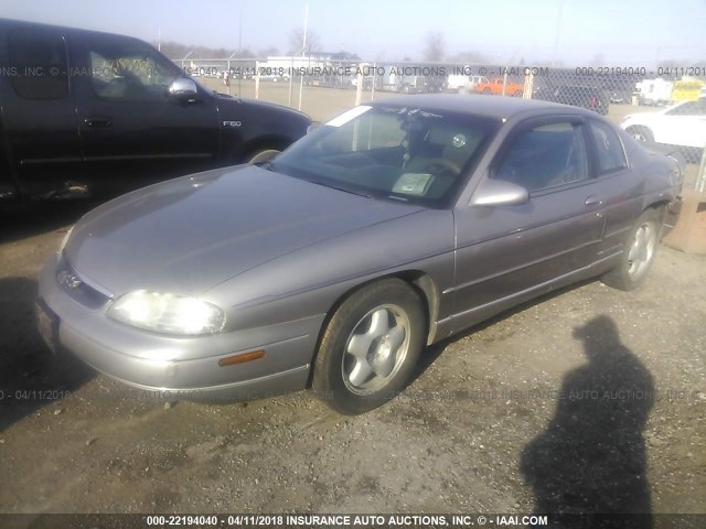 2G1WW12M9V9100831 - 1997 CHEVROLET MONTE CARLO LS 金色 照片 2