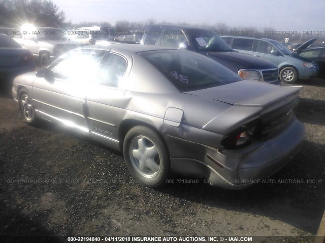 2G1WW12M9V9100831 - 1997 CHEVROLET MONTE CARLO LS 金色 照片 3