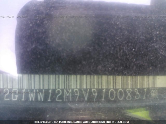 2G1WW12M9V9100831 - 1997 CHEVROLET MONTE CARLO LS 金色 照片 9