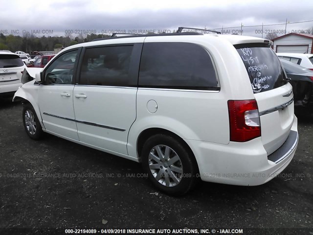 2C4RC1BG2DR722676 - 2013 CHRYSLER TOWN & COUNTRY TOURING WHITE photo 3