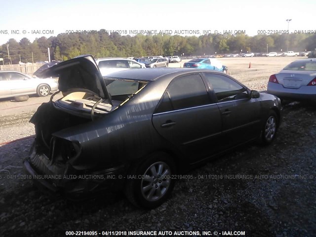 4T1BF32K74U587136 - 2004 TOYOTA CAMRY LE/XLE/SE GRAY photo 4