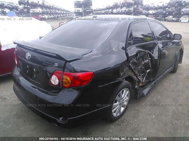 1NXBU40E39Z039103 - 2009 TOYOTA COROLLA S/LE/XLE BLACK photo 6