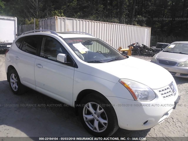 JN8AS58T99W325237 - 2009 NISSAN ROGUE S/SL WHITE photo 1