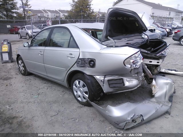4T1BE32K53U200603 - 2003 TOYOTA CAMRY LE/XLE/SE 银色 照片 3