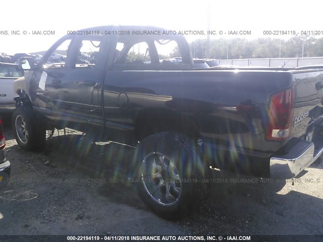 1D7KU28D54J265373 - 2004 DODGE RAM 2500 ST/SLT 黑色 照片 3