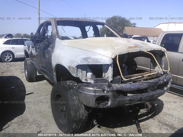 1D7KU28D54J265373 - 2004 DODGE RAM 2500 ST/SLT 黑色 照片 6