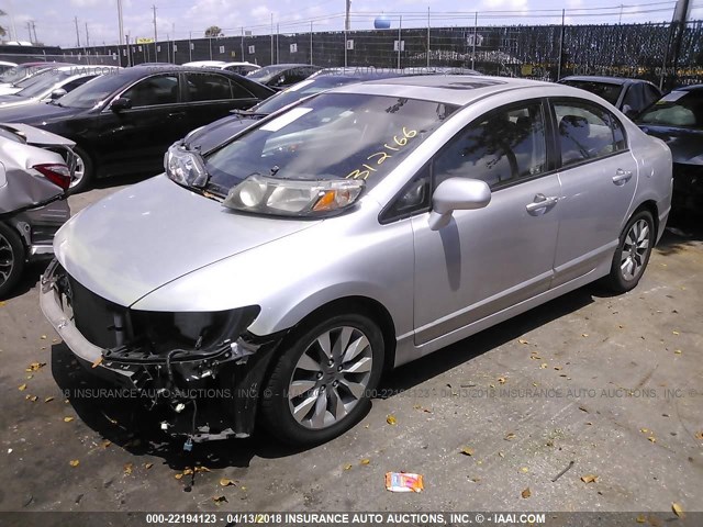 2HGFA1F91AH312166 - 2010 HONDA CIVIC EXL 银色 照片 2
