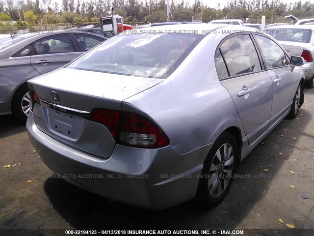 2HGFA1F91AH312166 - 2010 HONDA CIVIC EXL 银色 照片 4