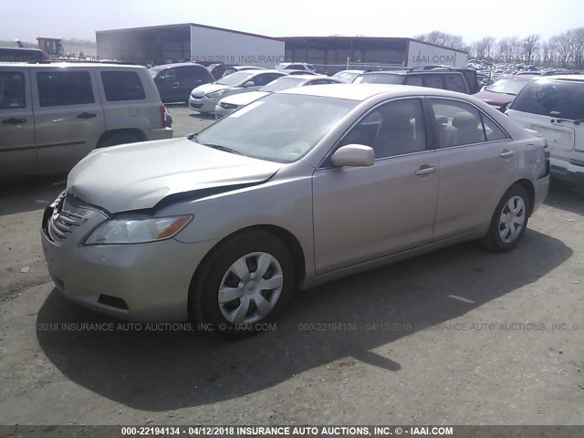 4T1BE46K87U127345 - 2007 TOYOTA CAMRY NEW GENERAT CE/LE/XLE/SE TAN photo 2
