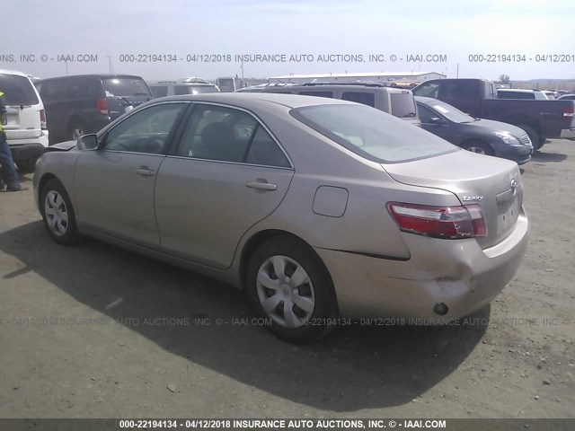 4T1BE46K87U127345 - 2007 TOYOTA CAMRY NEW GENERAT CE/LE/XLE/SE TAN photo 3
