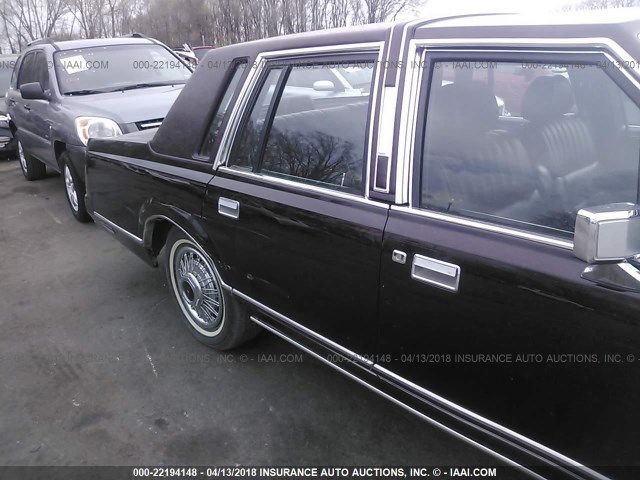 1LNBM81F5JY855659 - 1988 LINCOLN TOWN CAR BURGUNDY photo 6