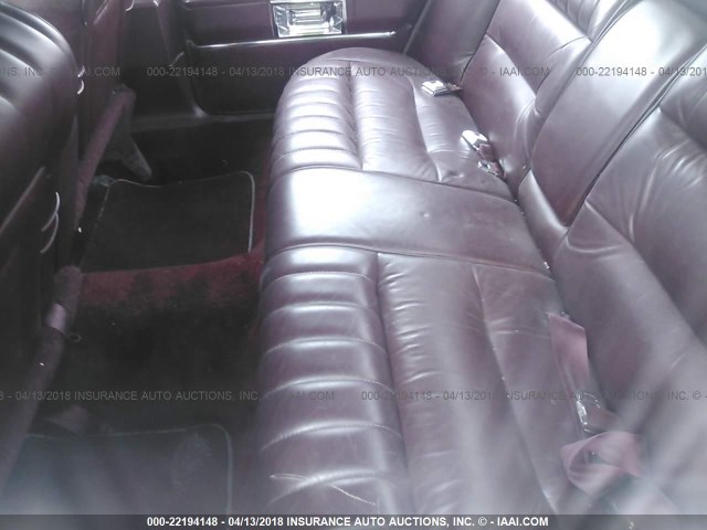 1LNBM81F5JY855659 - 1988 LINCOLN TOWN CAR BURGUNDY photo 8