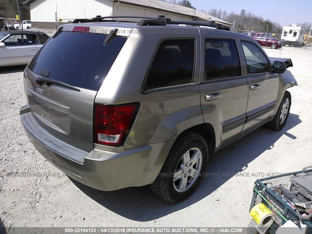 1J4GR48K76C190012 - 2006 JEEP GRAND CHEROKEE LAREDO/COLUMBIA/FREEDOM 金色 照片 4