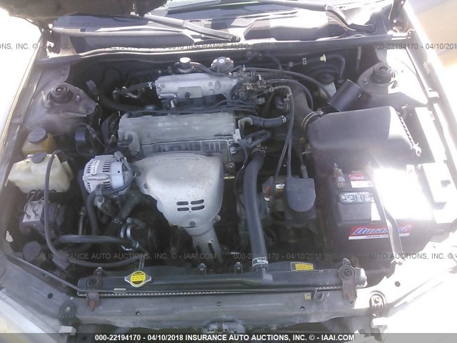4T1BG22K1WU368392 - 1998 TOYOTA CAMRY CE/LE/XLE 棕色 照片 10