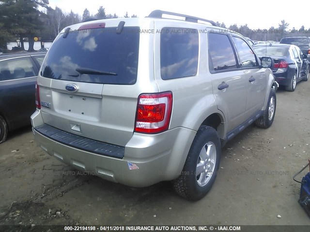 1FMCU0D79BKB35361 - 2011 FORD ESCAPE XLT GOLD photo 4