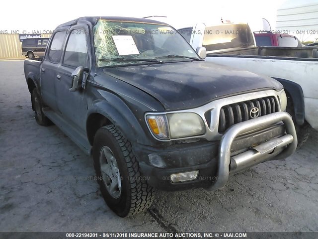 5TEGN92N73Z198576 - 2003 TOYOTA TACOMA DOUBLE CAB PRERUNNER BLACK photo 1