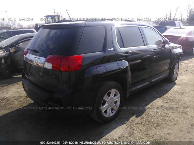 2GKALSEK4D6294893 - 2013 GMC TERRAIN SLE BLACK photo 4