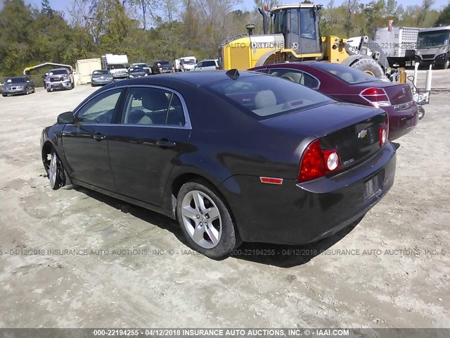 1G1ZA5EU3CF386792 - 2012 CHEVROLET MALIBU LS 灰色 照片 3