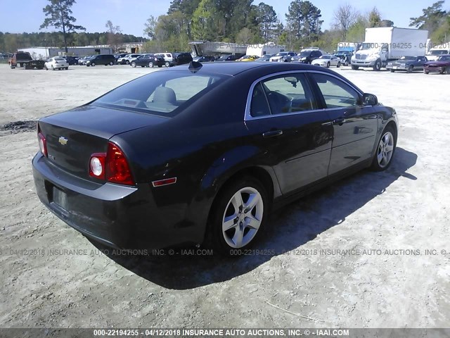 1G1ZA5EU3CF386792 - 2012 CHEVROLET MALIBU LS 灰色 照片 4