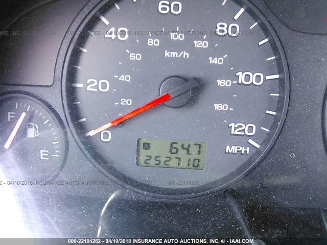 JF1SF65512H749950 - 2002 SUBARU FORESTER S BLUE photo 7