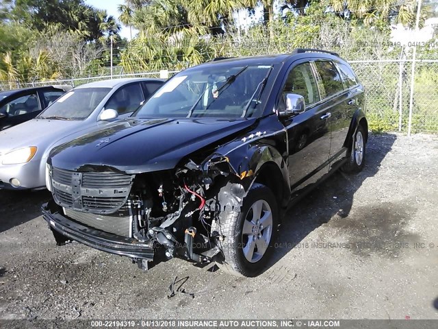 3D4PG5FV4AT147259 - 2010 DODGE JOURNEY SXT BLACK photo 2