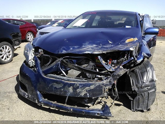 4T1BF3EK3BU674881 - 2011 TOYOTA CAMRY SE/LE/XLE BLUE photo 6