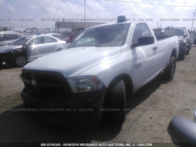 3C6JR6DG5EG145730 - 2014 RAM 1500 ST WHITE photo 2