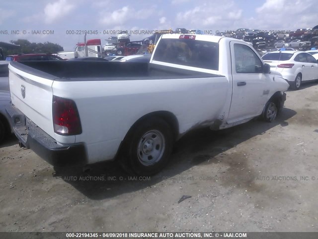 3C6JR6DG5EG145730 - 2014 RAM 1500 ST WHITE photo 4