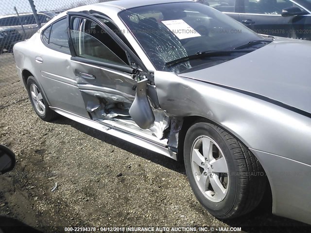 2G2WP552681162300 - 2008 PONTIAC GRAND PRIX ვერცხლისფერი ფოტო 6