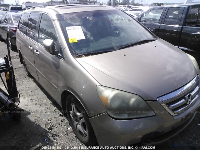 5FNRL38667B441023 - 2007 HONDA ODYSSEY EXL GOLD photo 6