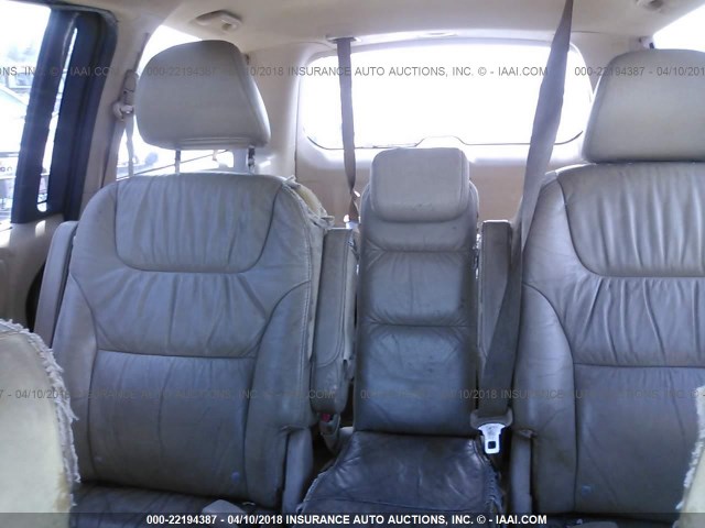 5FNRL38667B441023 - 2007 HONDA ODYSSEY EXL ოქროსფერი ფოტო 8