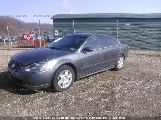 1N4AL11D75C280823 - 2005 NISSAN ALTIMA S/SL GRAY photo 2