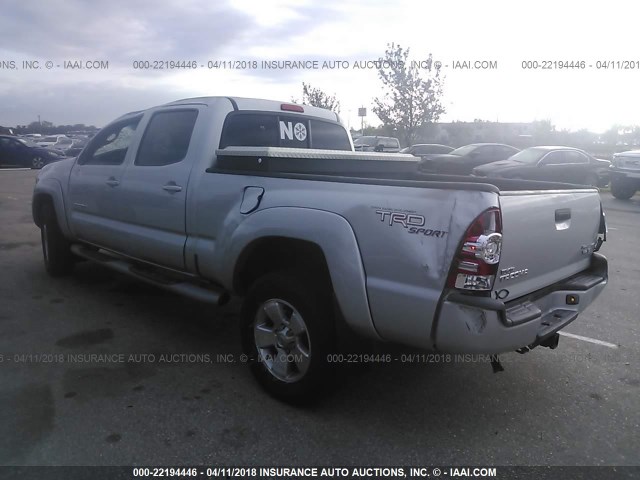 5TEKU72N16Z202305 - 2006 TOYOTA TACOMA DBL CAB PRERUNNER LNG BED SILVER photo 3