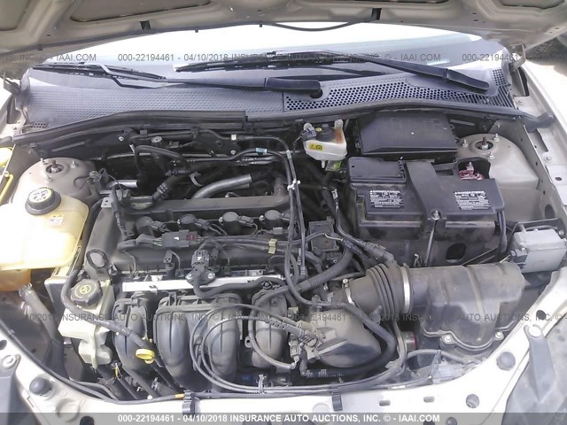 1FAFP34NX7W271643 - 2007 FORD FOCUS ZX4/S/SE/SES TAN photo 10