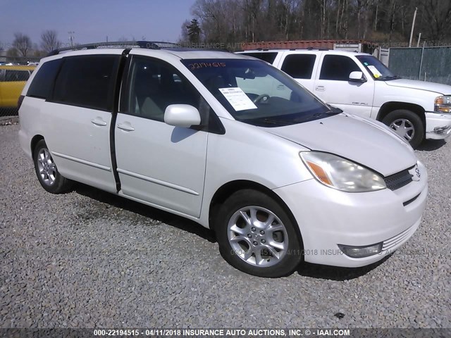 5TDZA22C05S340454 - 2005 TOYOTA SIENNA XLE/XLE LIMITED WHITE photo 1