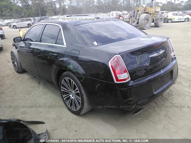 2C3CCABG5CH235406 - 2012 CHRYSLER 300 S BLACK photo 3