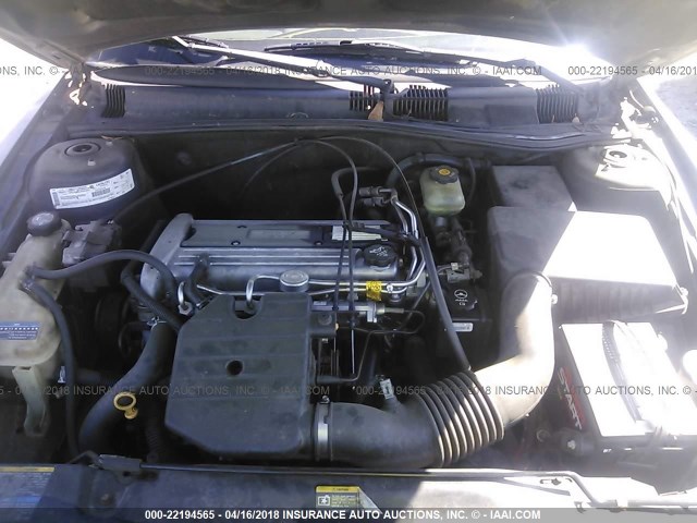 1G2NF52F43C175247 - 2003 PONTIAC GRAND AM SE1 GRAY photo 10