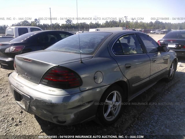 1G2NF52F43C175247 - 2003 PONTIAC GRAND AM SE1 GRAY photo 4