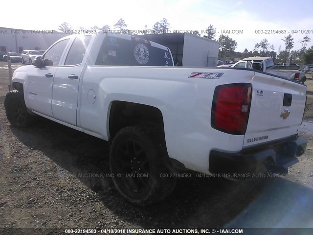 1GCVKREC8EZ219489 - 2014 CHEVROLET SILVERADO K1500 LT WHITE photo 3