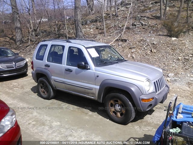 1J4GL48KX3W511004 - 2003 JEEP LIBERTY SPORT/FREEDOM ვერცხლისფერი ფოტო 1